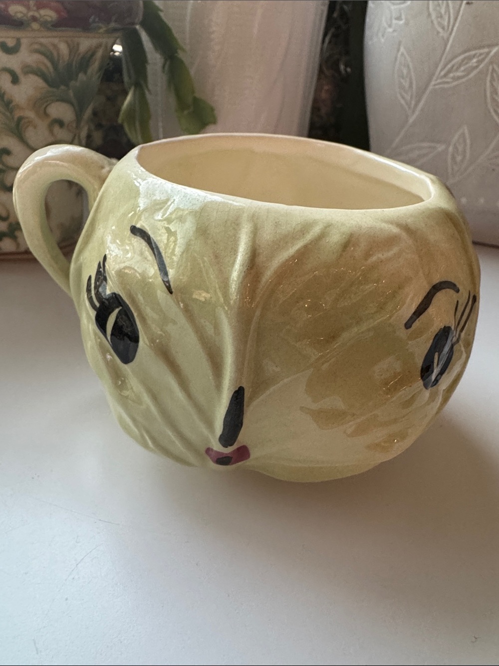 Antique California Cleminsons cabbage mug